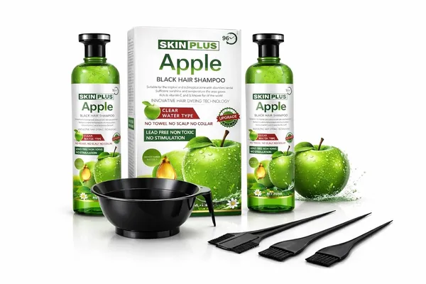 Skinplus_Apple_Black_Hair_Shampoo_With_Bowl_Brush_Set_250Ml_250Ml_For_Instant_Black_Hair_Color