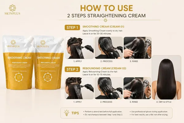 Skinplus_Professional_Hair_Straightening_Kit_Smoothing_Cream_Neutralizer_500Ml_Each