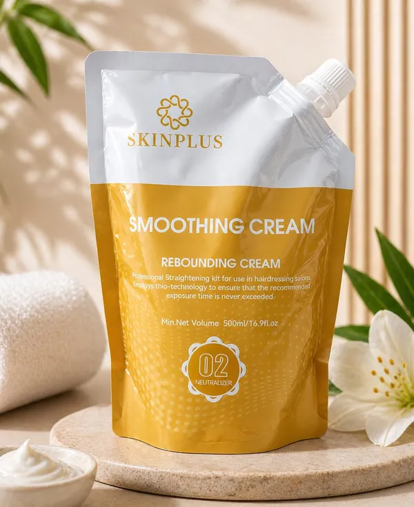 Skinplus_Professional_Hair_Straightening_Kit_Smoothing_Cream_Neutralizer_500Ml_Each