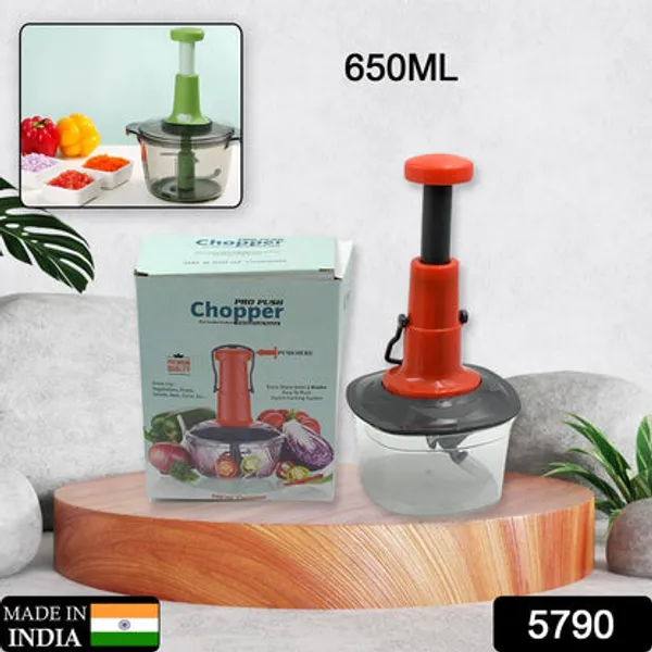 Manual_Food_Chopper_650Ml_3_Stainless_Steel_Blades_Locking_System_Anti_Slip