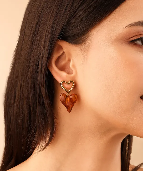 Amber_Heart_Drop_Earrings_For_Women
