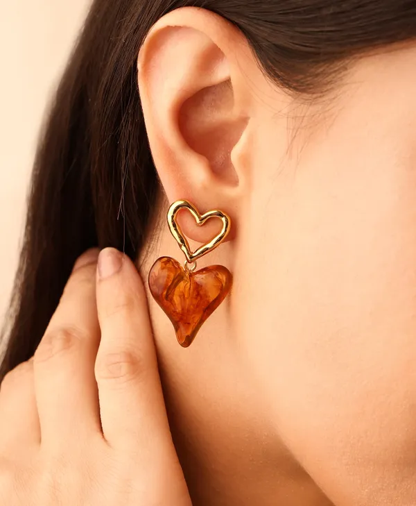 Amber_Heart_Drop_Earrings_For_Women
