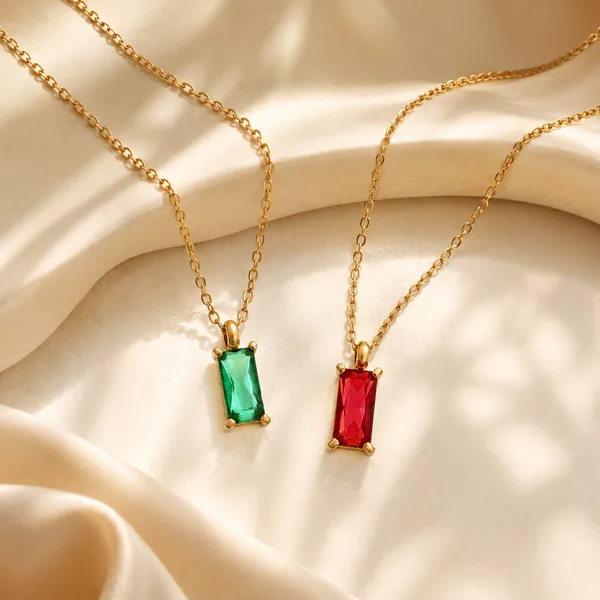 Cherie_to_the_soul_Red_&_Green_Pendant_Necklace_For_Women_(Combo_of_2)