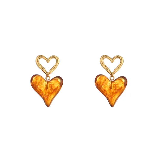 Amber_Heart_Drop_Earrings_For_Women