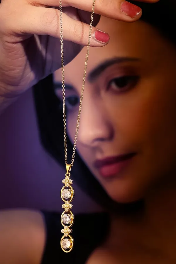 Drop_Stone_3_Layered_Necklace_For_Women