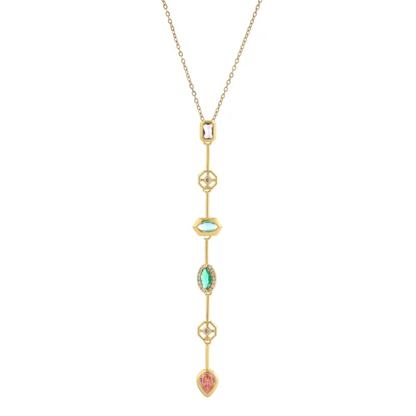 Multicolor_Alloy_&_Stone_Pendant_Necklace_For_Women
