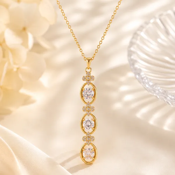 Drop_Stone_3_Layered_Necklace_For_Women