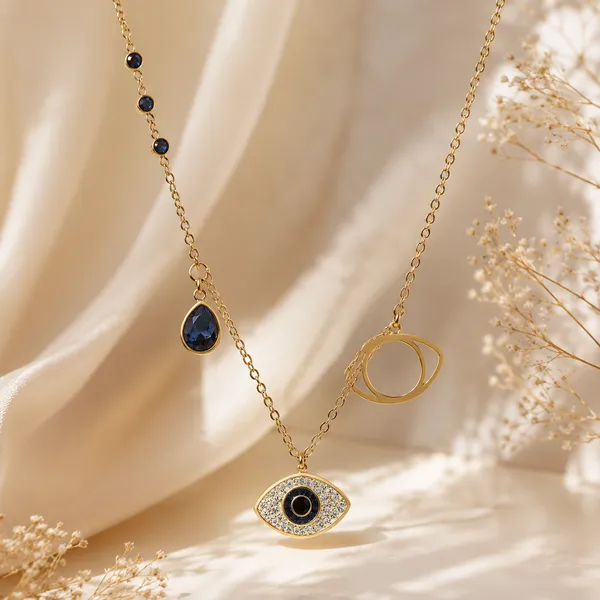 Evil_Eye_2_Layer_Charm_Pendant_Necklace_For_Women