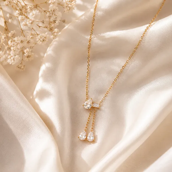 Dainty_Dew_drop_Pendant_Necklace_For_Women