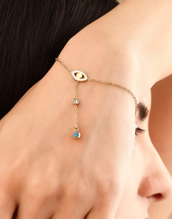 Golden_Evil_Eye_Drop_Bracelet_For_Women