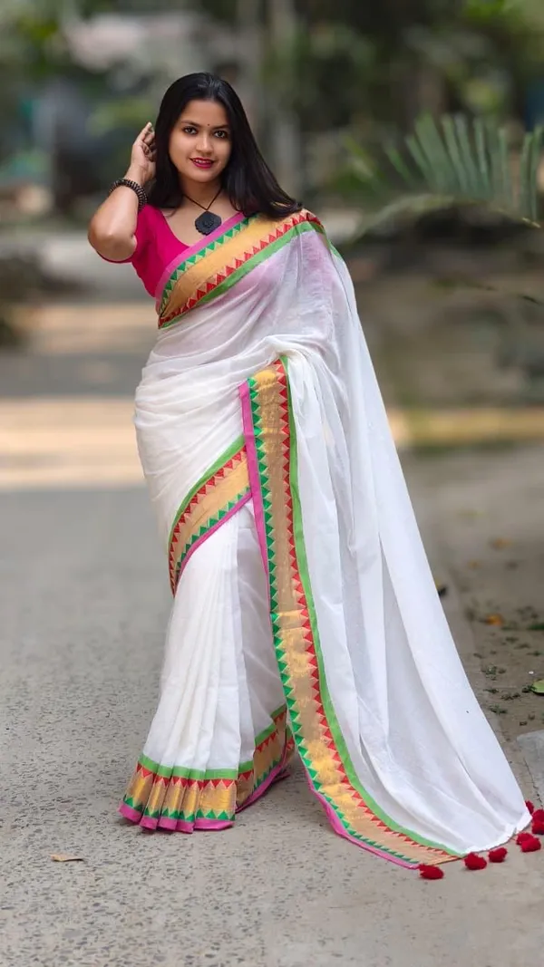 White_Floral_Embroidered_Net_Saree_for_Women