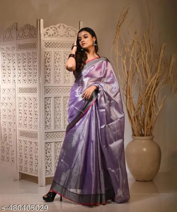 Purple_Khadi_Cotton_Saree_For_Women