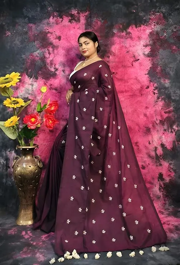 Purple_Embroidered_Georgette_Saree_for_Women