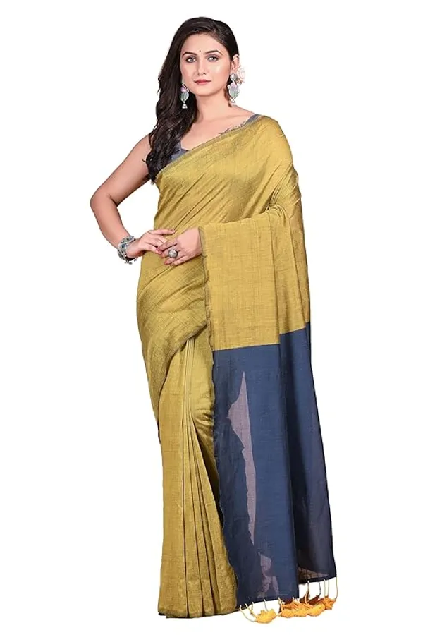 Mustard_Yellow_And_Blue_Silk_Saree_For_Women