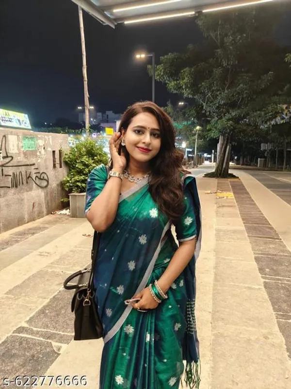 Green_Khadi_Cotton_Saree_For_Women