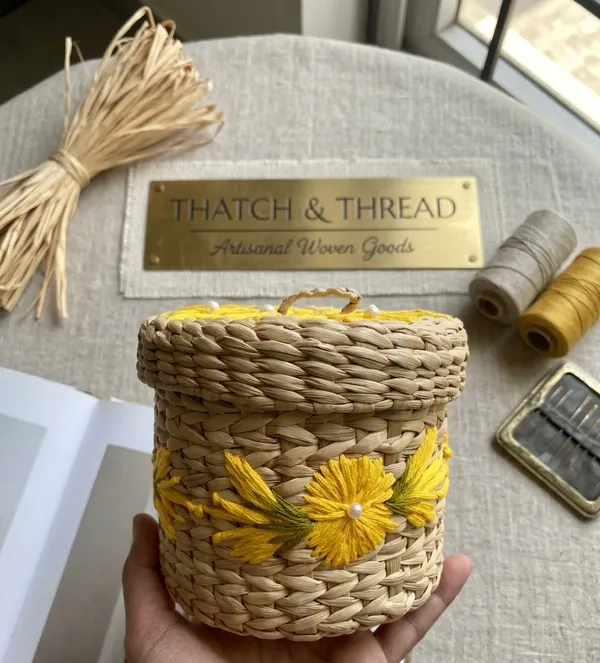 Kauna_Grass_Artisan_Floral_Embroidered_Storage_Box