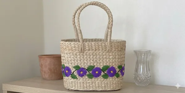 Beige_Purple_Kauna_Grass_Oval_Embroidery_Market_Tote_Bag