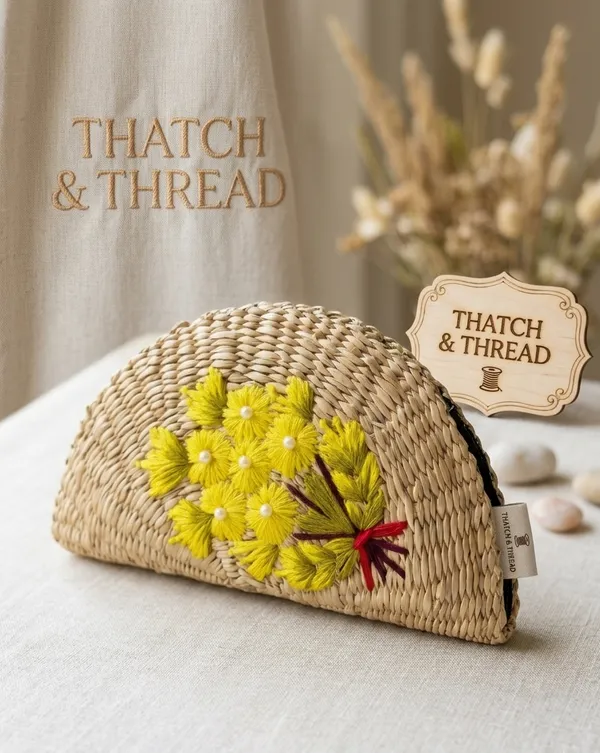 Beige_Kauna_Grass_Floral_Embroidered_Clutch_Bag_For_Women