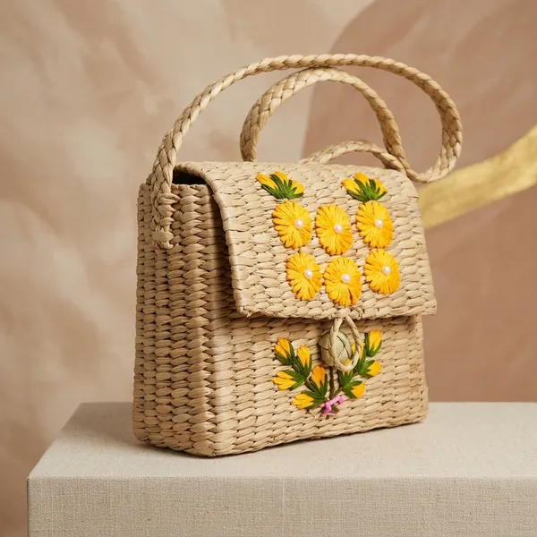 Beige_Yellow_Kauna_Grass_Sling_Bag_For_Women_And_Girls
