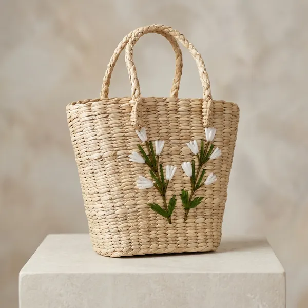 Beige_White_Kauna_Grass_Handbag_For_Women_And_Girls