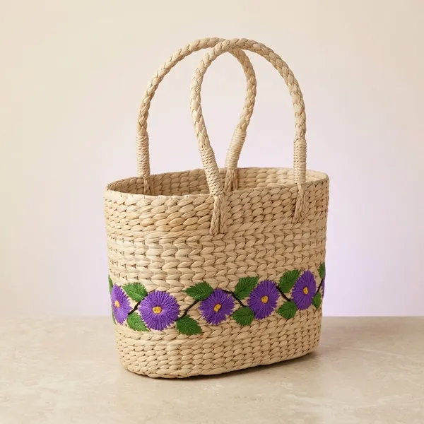 Beige_Purple_Kauna_Grass_Oval_Embroidery_Market_Tote_Bag