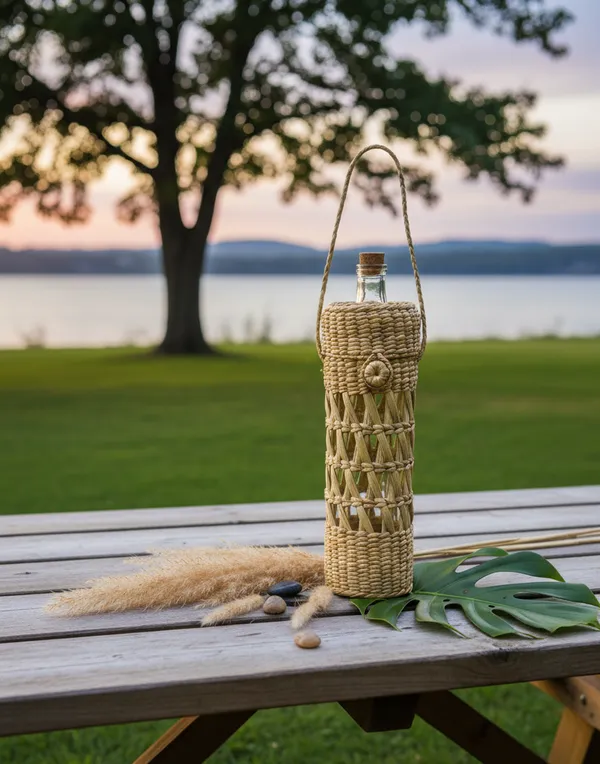 Beige_Kauna_Grass_Openweave_Bottle_Holder