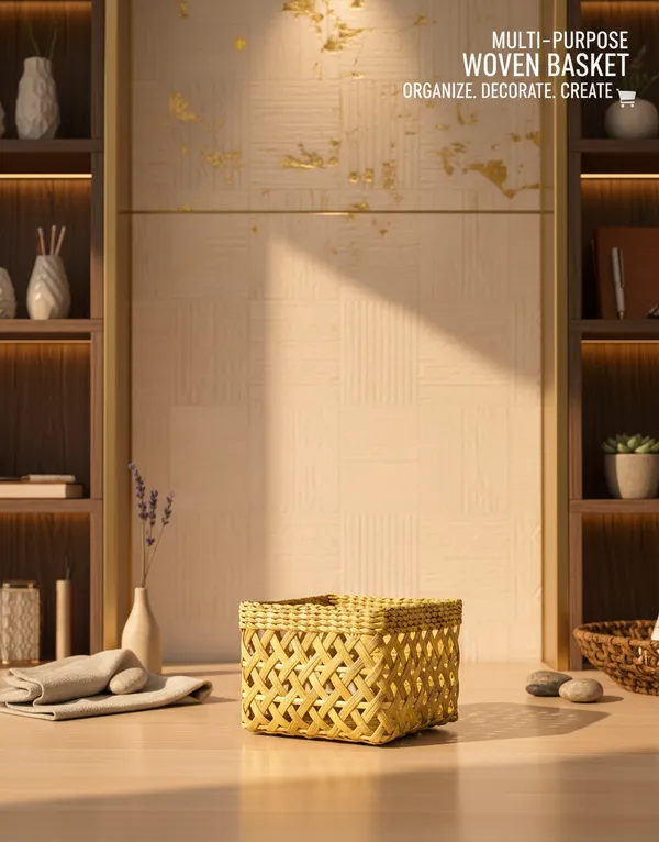 Kauna_Grass_Handwoven_Lattice_Square_Storage_Basket