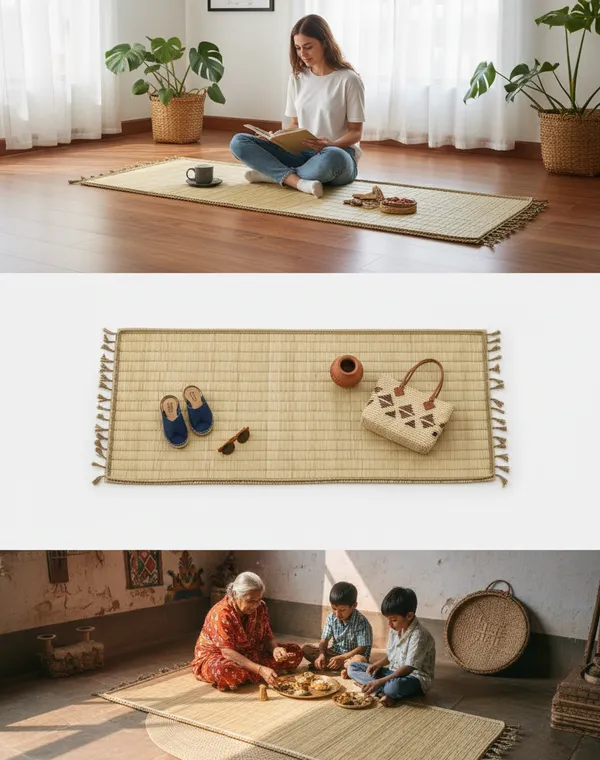 Kauna_Grass_Handcrafted_Beige_Floor_Mat