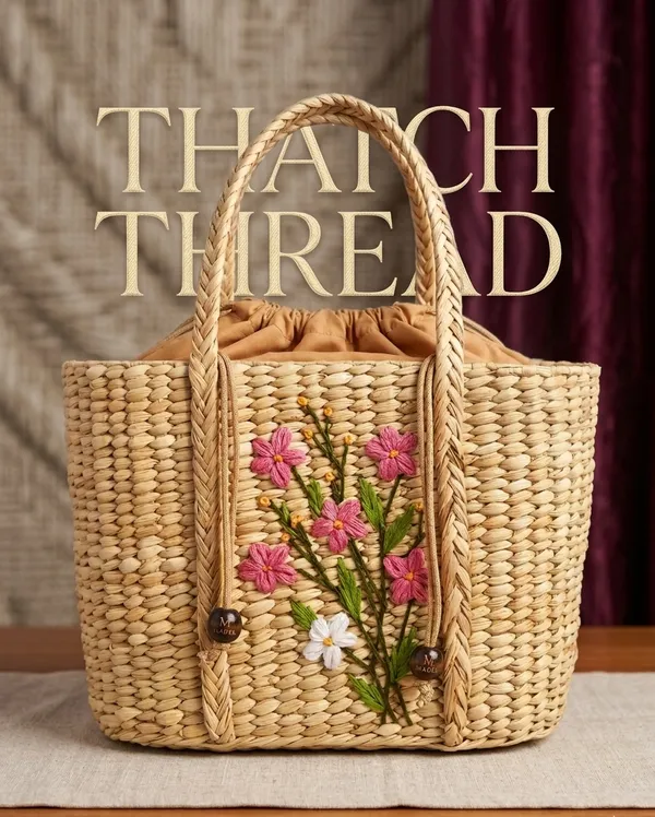Natural_Beige_Kauna_Grass_Floral_Embroidered_Oval_Tote_Bag_For_Women