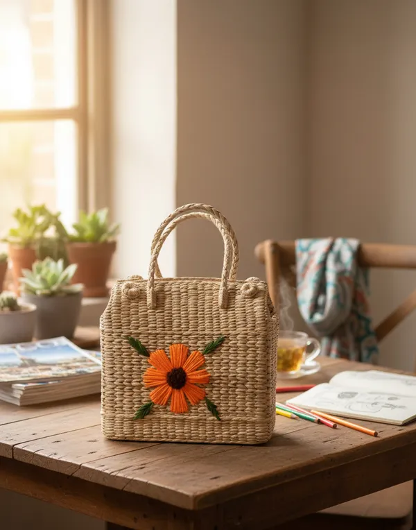 Beige_Kauna_Grass_Woven_Tote_Bag_For_Women