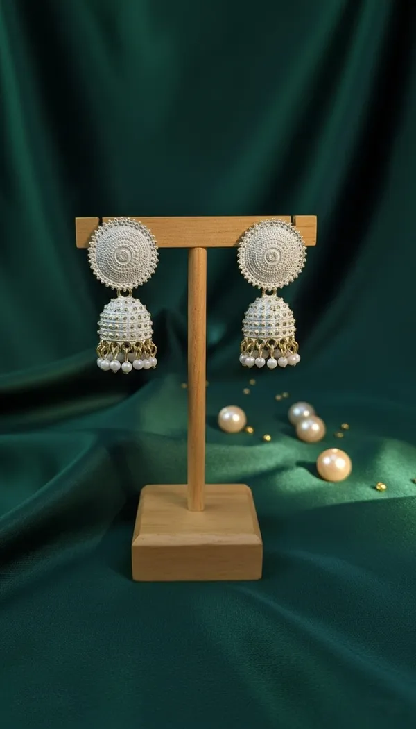 Gold_Tone_White_Round_Jhumka_Earrings