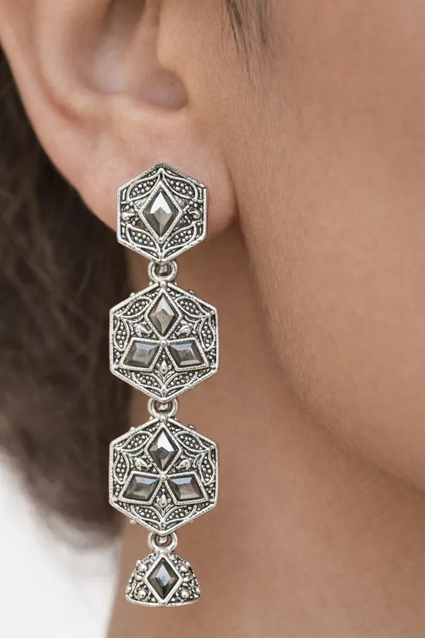 Silver_Tone_Geometric_Drop_Earrings