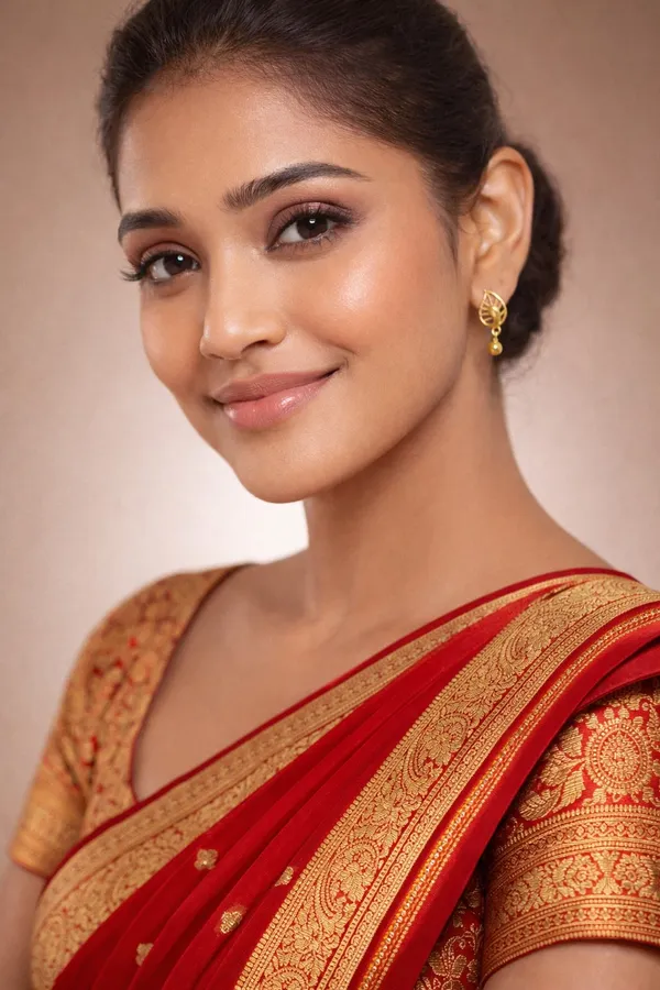 Gold_Tone_Leaf_Inspired_Stud_Earrings