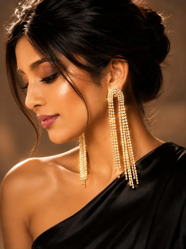 Golden_Cascade_Tassel_Earrings