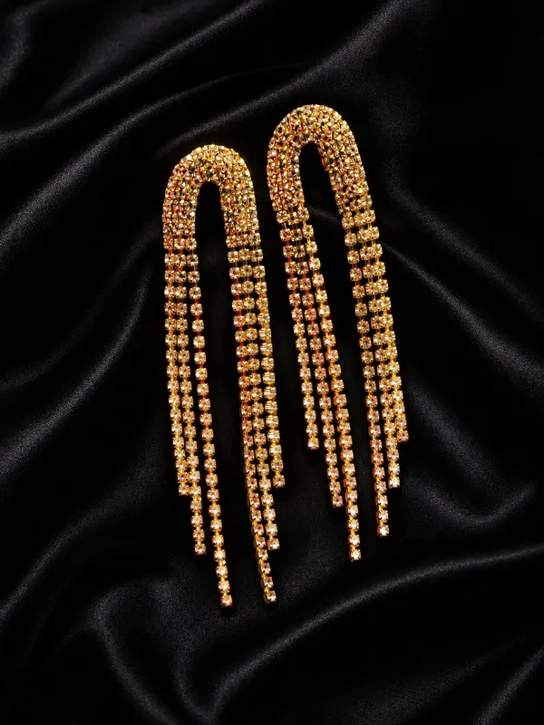 Golden_Cascade_Tassel_Earrings