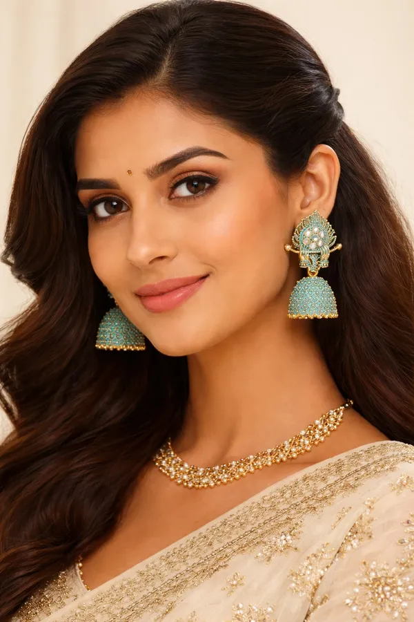 Gold_Toned_Blue_Krishna_Flute_Jhumka_Earrings