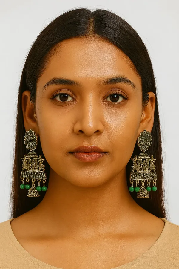 Silver_Toned_Floral_Jhumka_Earrings_Embellished_With_Red_Enamel_Petals