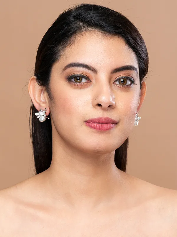 Silver_&_White_Contemporary_Studs