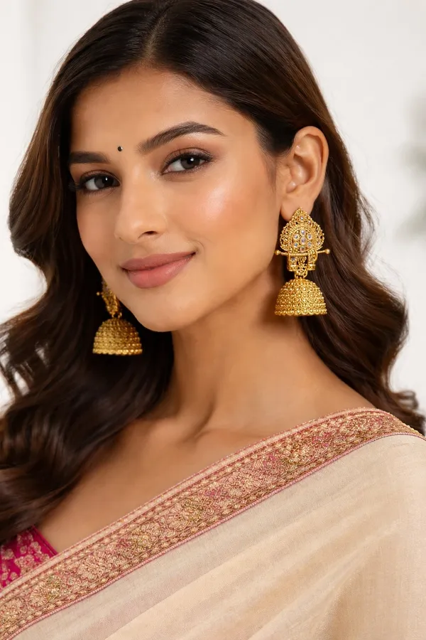 Gold_Toned_Krishna_Flute_Jhumka_Earrings