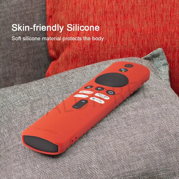 Front_&_Back_Case_For_Redmi_Xiaomi_Mi_Smart_Tv_Remote_Control_Silicone_Cover_With_Loop_(Black,_Silicon)