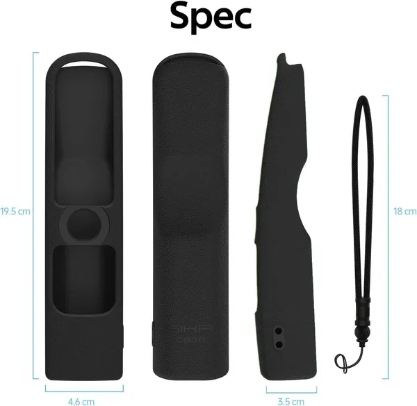 Kpdp_Enterprisses_Back_Cover_For_Silicone_Case_Cover_For_Lg_An-Mr21Ga_Magic_Remote_Lg_Smart_Tv_Remote_2021_(Black,_Silicon)