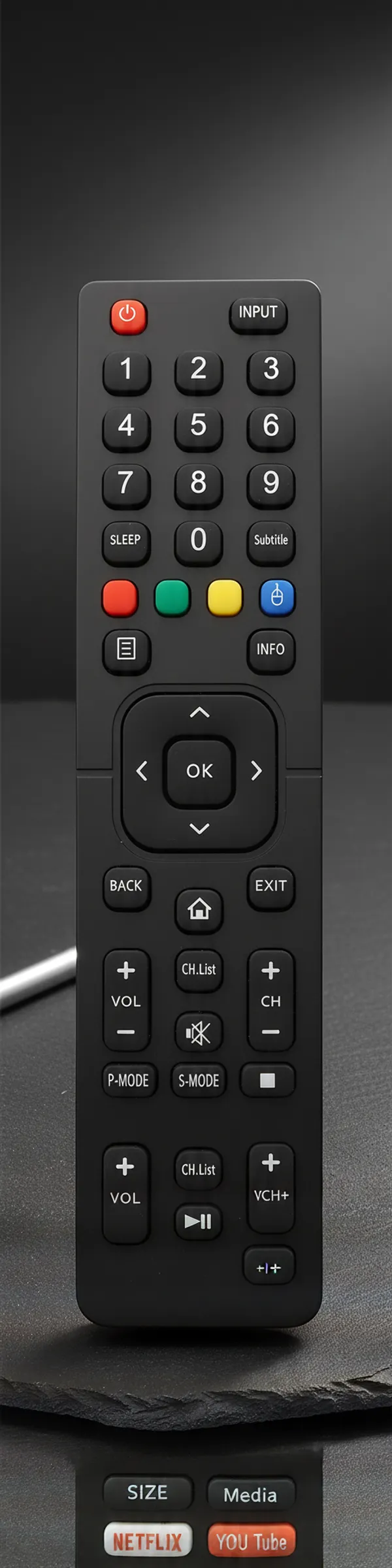 Kpdp_Led_Smart_Tv_Remote_Control_Compatible_For_Eagle_Tv_Remote_Controller_(Black)