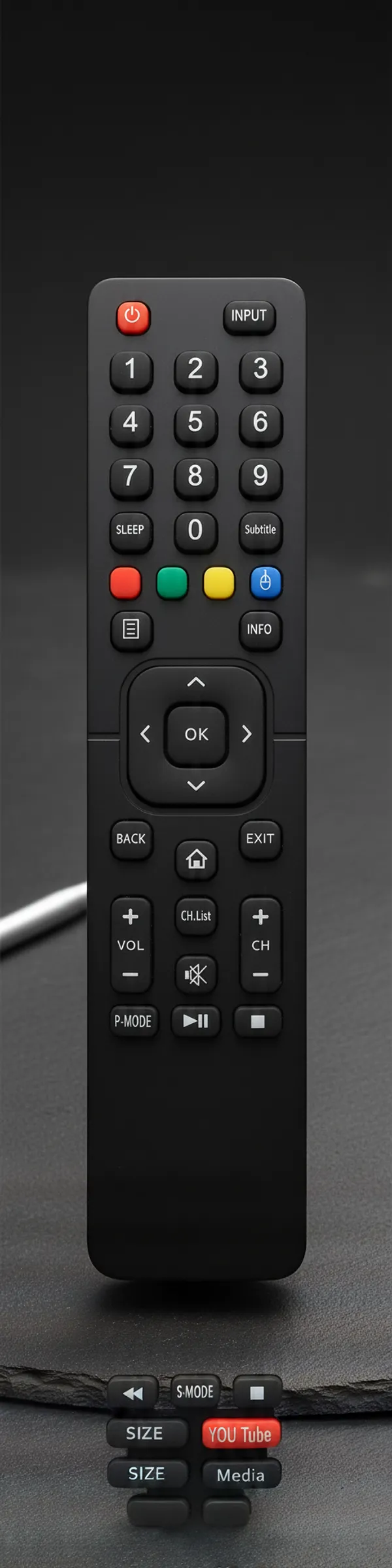 Kpdp_Led_Smart_Tv_Remote_Control_Compatible_For_Eagle_Tv_Remote_Controller_(Black)