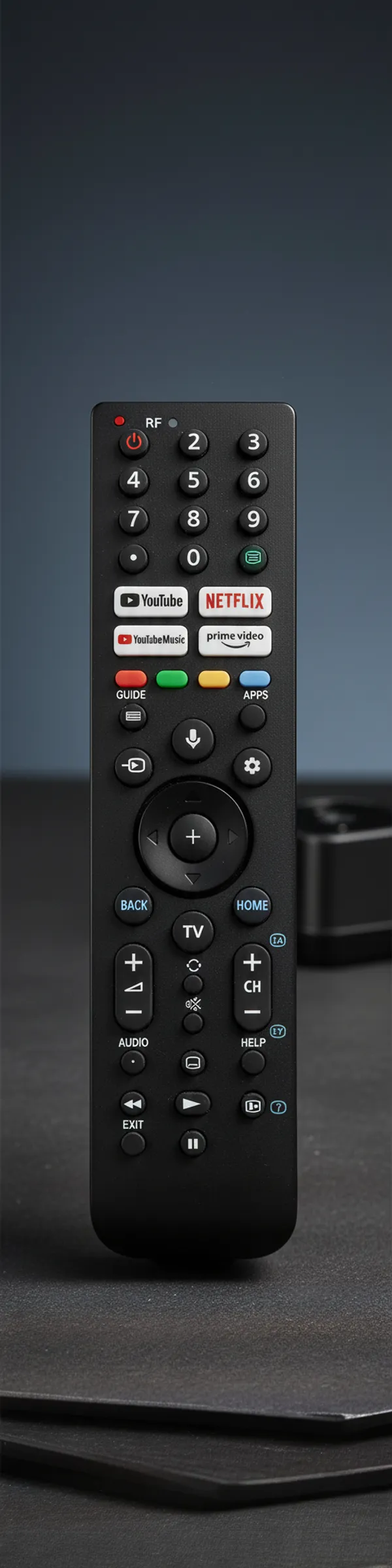 Kpdp_Bluetooth_Voice_Command_Compatible_Rmf-Tx520P_Remote_For_Original_Tv_Remote_Sony_Remote_Controller_(Black)
