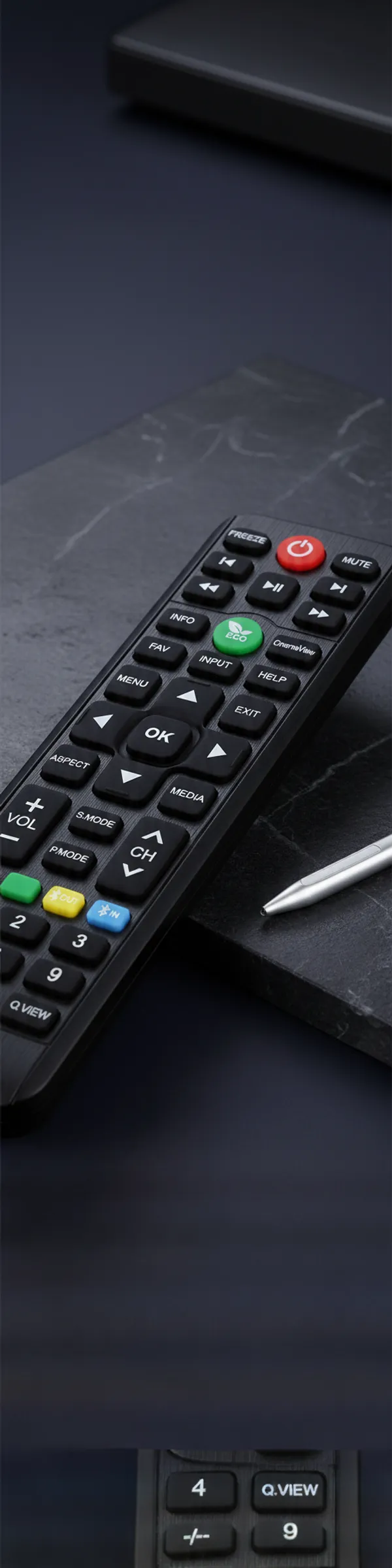 Kpdp_Led_Tv_Remote_(Crel7369)_Croma_Led_Smart_Tv,_Impex_Led_Smart_Tv,_Zebronics_Smart_Tv_Remote_Controller_(Black)