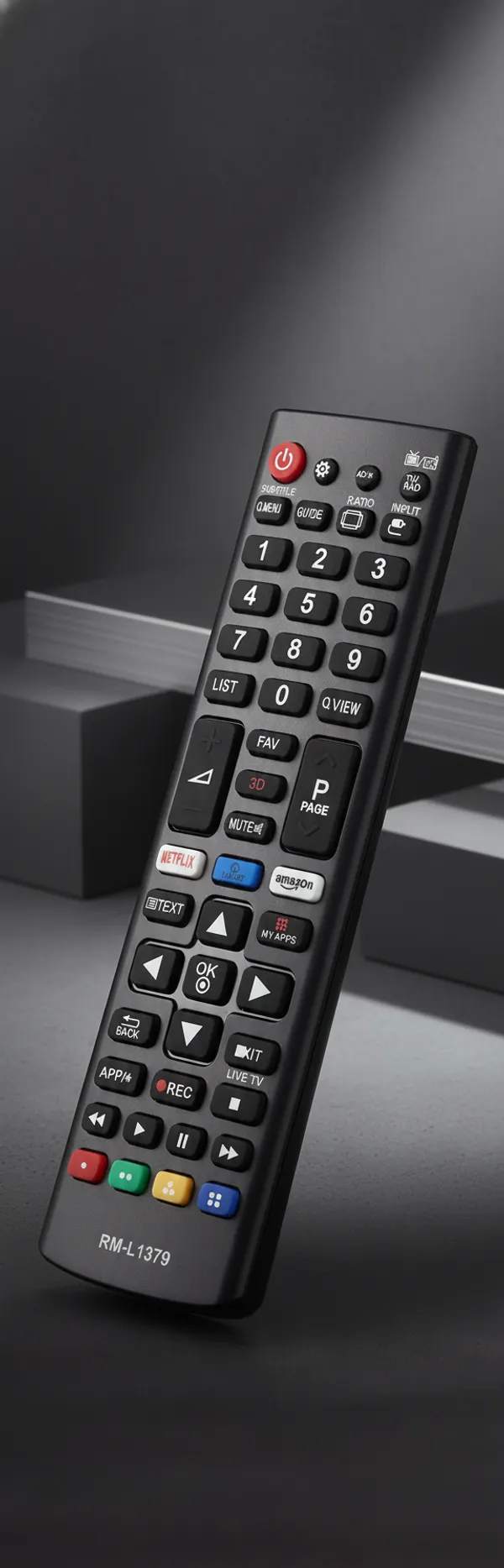 Kpdp_Remote_Control_L1379_Lg,_-Please_Match_The_Image_With_Your_Old_Remote_Button_To_Button_Remote_Controller_(Black)