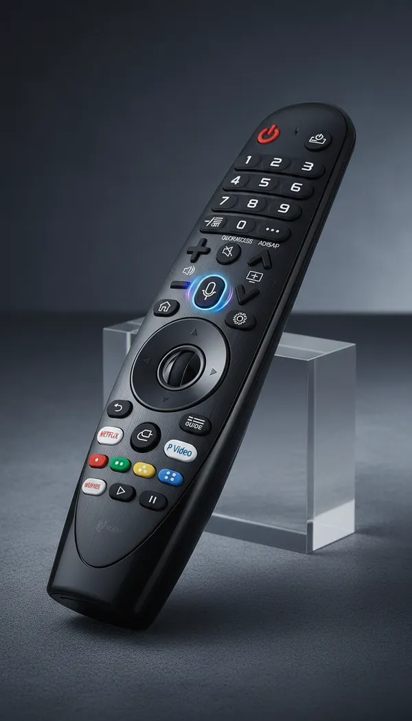 Kpdp_Mr20Ga_Compatible_For_Lg_Magic_Tv_Remote_Control_With_Voice_Mic_&_Scroll_Feature_Existing_Remote_Must_Be_R-C-Lge-Mr20Ga_Freespace_(Suitable_For_Lg_Television)_Lg_Tv_Remote_Controller_(Black)