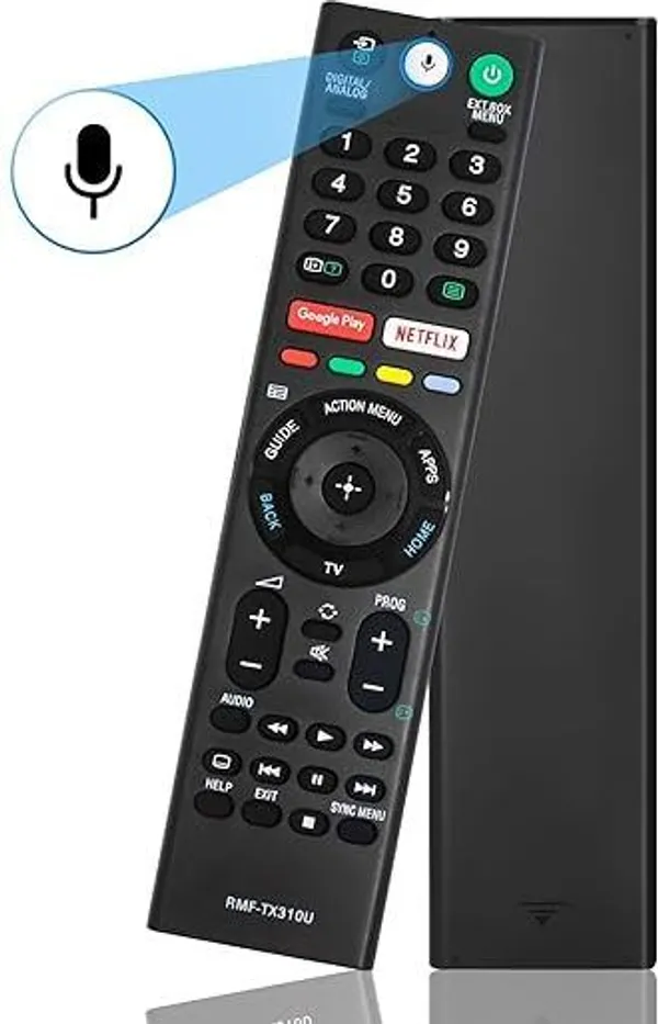 Kpdp_Voice_Replacement_Remote_Compatible_For_Sony-Tvs_And_Bravia-Tvs_Compatible_With_All_Sony_4K_Uhd_Led_Lcd_Hd_Smart_Tvs_Remote_Controller_(Black)