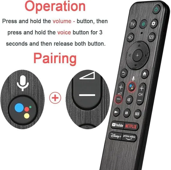 Kpdp_Compatible_For_Sony_Tv_Remote_Original_Rmf-Tx800P_Model_Rmf-Tx800P_Model_Suitable_For_Oled_Qled_Fhd_Smart_Android_Television_Remote_Controller_(Black)
