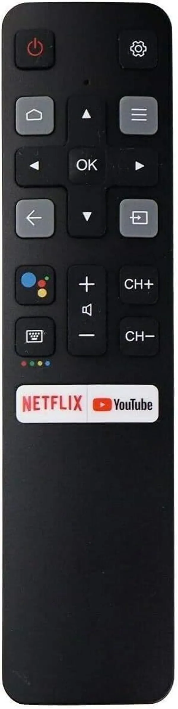 Kpdp_Original_Remote_Control_Compatible_With_Tcl_Smart_Tv_Tcl_Smart_Tv_Rc802V_Model_With_Google_Assistant,_Netflix_&_Voice_Command_Remote_Controller_(Black)